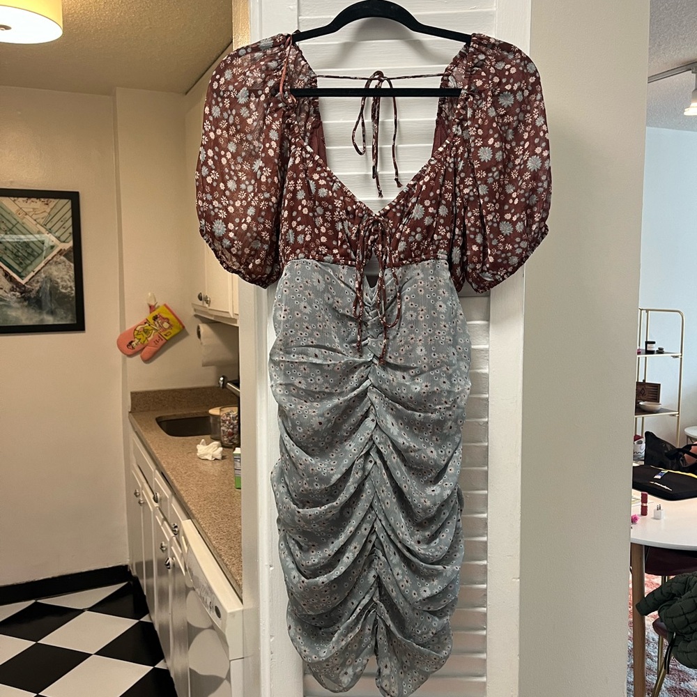 Free People Ruched Dress